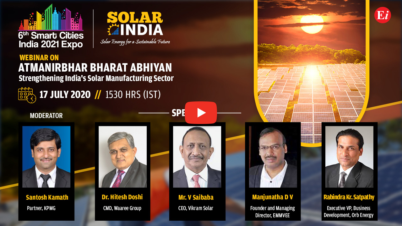 Webinar on Atmanirbhar Bharat Abhiyan Strengthening India’s Solar Manufacturing Sector