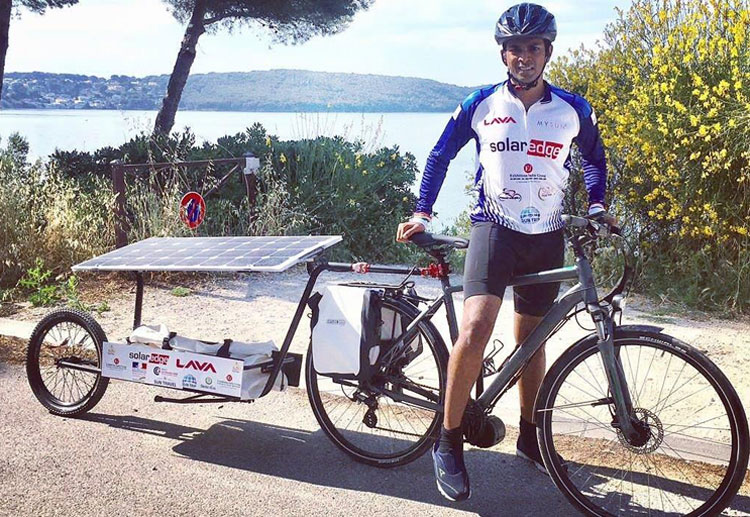 Exhibitions India Group sponsors solar road cycling team