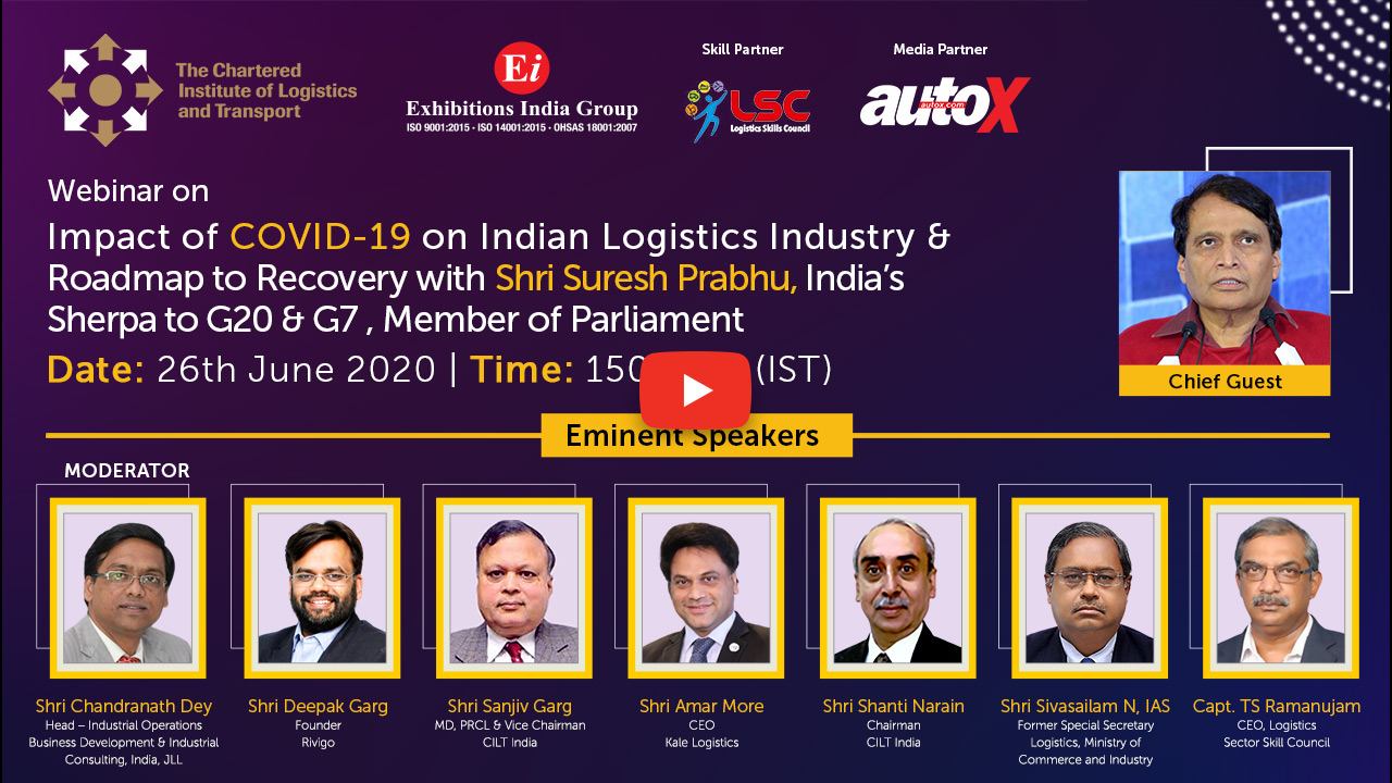 Webinar on Impact of COVID-19 on Indian Logistics Industry & Roadmap to Recovery